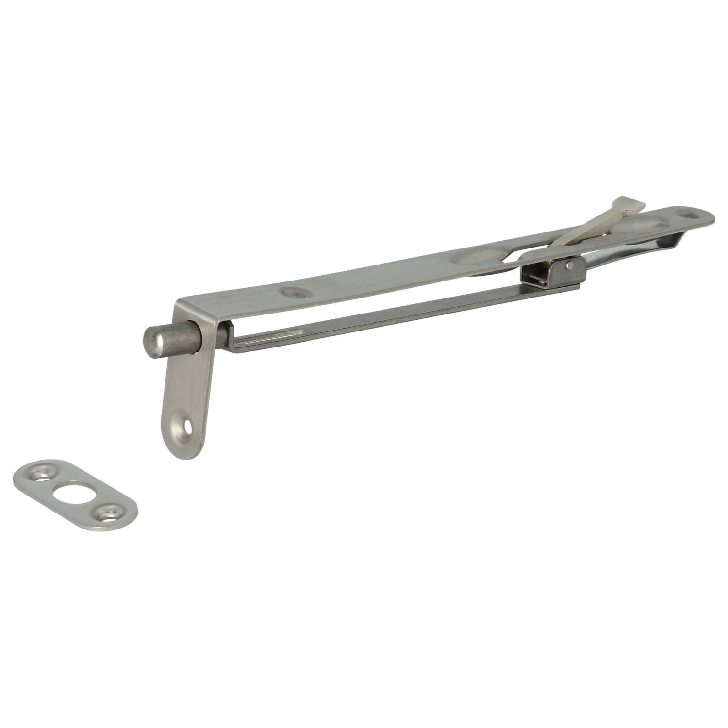 Dulimex KSB-25020SS | Pasador basculante | Modelo abierto | 250x20 mm | Inox