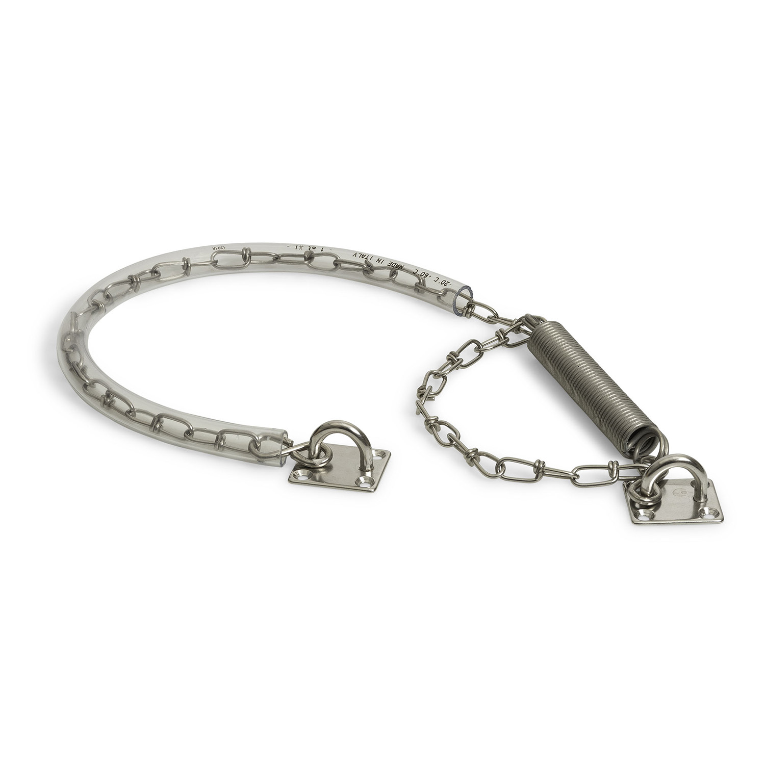 Dulimex DV 804B | Cadena de retención con muelle | Inox | Peso máx. 40 kg