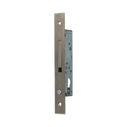 Dyla 75B | Cerradura auxiliar para bombín | Cerrojo basculante | Frente inox