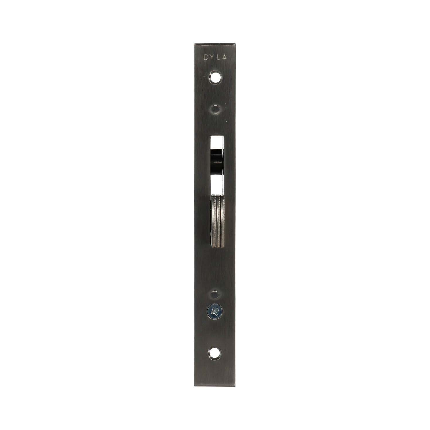 Dyla 75B | Cerradura auxiliar para bombín | Cerrojo basculante | Frente inox