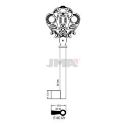 Llave en bruto JMA E-0G(CV)