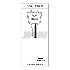 Llave en bruto JMA ESP-4D – vista agrupada