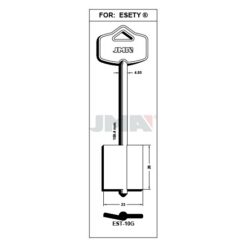 Llave en bruto JMA EST-10G – vista agrupada