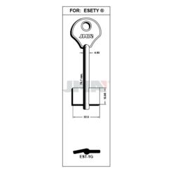 Llave en bruto JMA EST-1G – vista agrupada