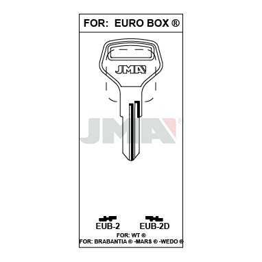 Llave en bruto JMA EUB-2 – vista agrupada