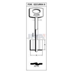 Llave en bruto JMA EZ-7G – vista agrupada
