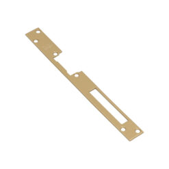 EffEff -------01001-01 | Cerradero para abrepuertas eléctrico | Dorado 250 x 25 mm