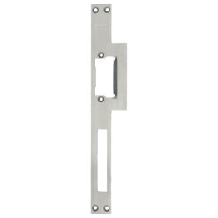 EffEff -------16535-0 | Cerradero para abrepuertas eléctrico | Inox 250 x 25 mm