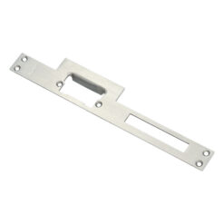 EffEff -------16535-0 | Cerradero para abrepuertas eléctrico | Inox 250 x 25 mm