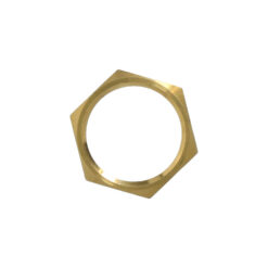Euro-Locks | Tuerca de latón 3/4" | Para cerraduras de leva | Hexagonal