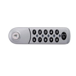 Euro-Locks Zenith 3780 | Cerradura electrónica de código | Horizontal derecha | Plata