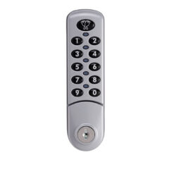 Euro-Locks Zenith 3780 | Cerradura electrónica de código | Vertical | Plata - 3