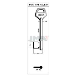 Llave en bruto JMA FA-4G – vista agrupada