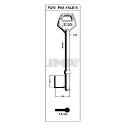 Llave en bruto JMA FA-5G – vista agrupada