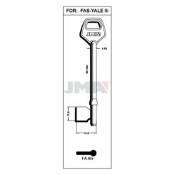 Llave en bruto JMA FA-6G – vista agrupada