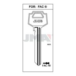 Llave en bruto JMA FAC-18 – vista agrupada