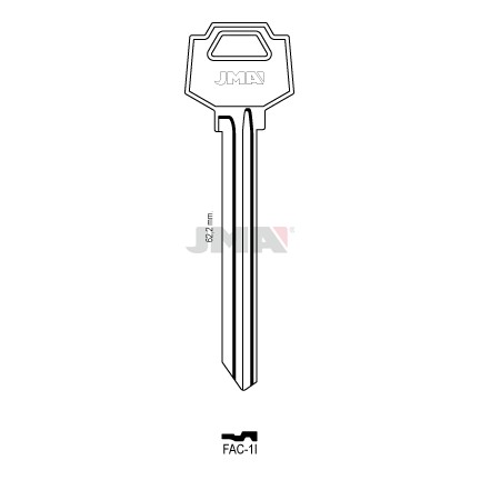 Llave en bruto JMA FAC-1I