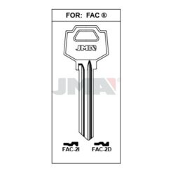 Llave en bruto JMA FAC-2I – vista agrupada