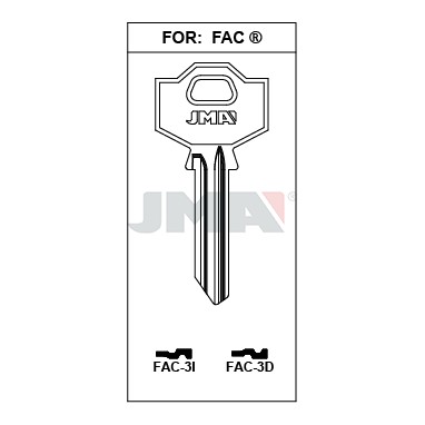 Llave en bruto JMA FAC-3D – vista agrupada