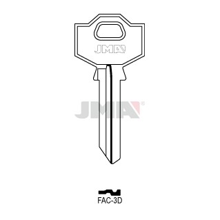 Llave en bruto JMA FAC-3D