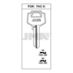 Llave en bruto JMA FAC-5D – vista agrupada