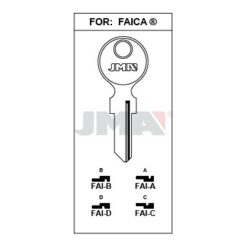 Llave en bruto JMA FAI-C – vista agrupada