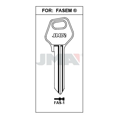Llave en bruto JMA FAS-1 – vista agrupada