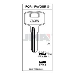 Llave en bruto JMA FAV-1D – vista agrupada