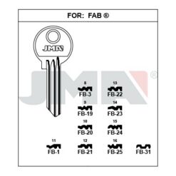 Llave en bruto JMA FB-24 – vista agrupada