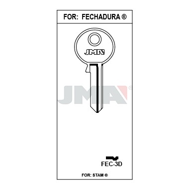 Llave en bruto JMA FEC-3D – vista agrupada