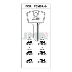 Llave en bruto JMA FEM-3I – vista agrupada