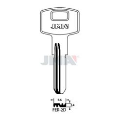 Llave en bruto JMA FER-2D