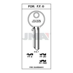 Llave en bruto JMA FF-10D – vista agrupada