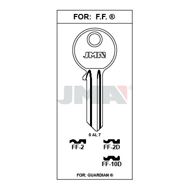 Llave en bruto JMA FF-10D – vista agrupada