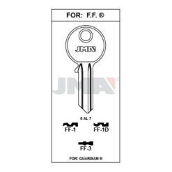 Llave en bruto JMA FF-1D – vista agrupada