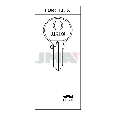 Llave en bruto JMA FF-7D – vista agrupada