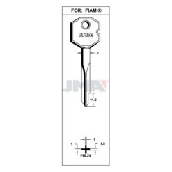 Llave en bruto JMA FM-2X – vista agrupada