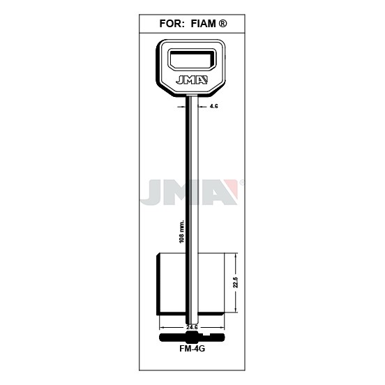 Llave en bruto JMA FM-4G – vista agrupada