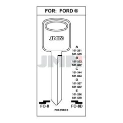 Llave en bruto JMA FO-8D – vista agrupada