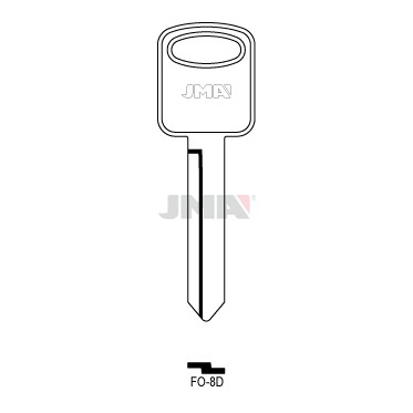 Llave en bruto JMA FO-8D