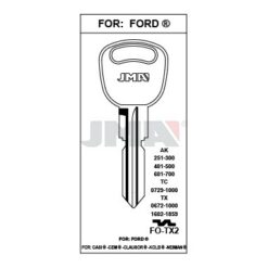 Llave en bruto JMA FO-TX2 – vista agrupada