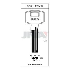 Llave en bruto JMA FV-3 – vista agrupada