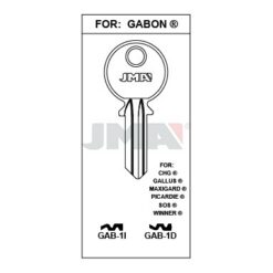 Llave en bruto JMA GAB-1D – vista agrupada