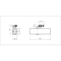 GEZE TS2000 NV | Cierrapuertas para brazo articulado | Fuerza de cierre regulable EN 2-4-5 - 4