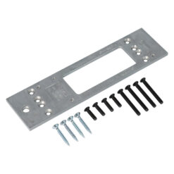 GEZE | Placa de montaje para cierrapuertas TS3000 | Plata