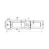 GEZE | Placa de montaje para cierrapuertas TS4000 y TS5000 | Plata