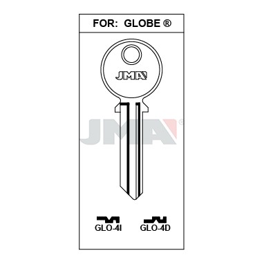 Llave en bruto JMA GLO-4D – vista agrupada