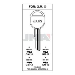 Llave en bruto JMA GM-11 – vista agrupada
