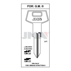 Llave en bruto JMA GM-23 – vista agrupada