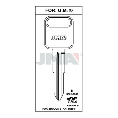 Llave en bruto JMA GM-4 – vista agrupada